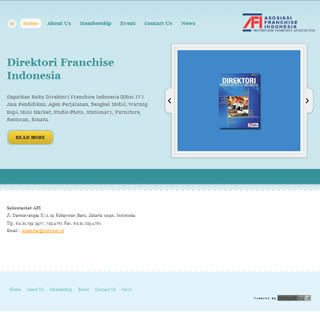 Website Asosiasi Franchise Indonesia